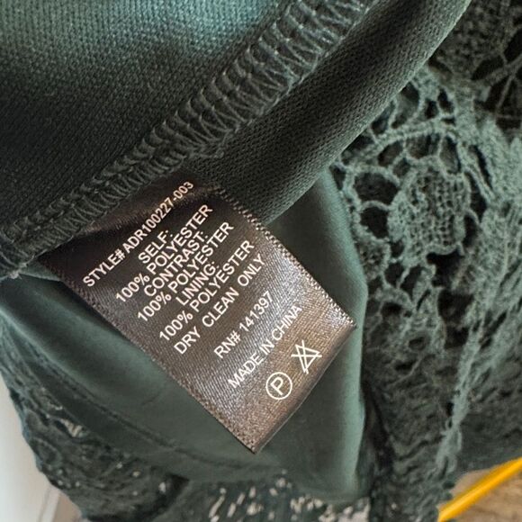 Astr Forest Green Lace Dress - Picture 7 of 7